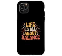 Monocycle Vintage drôle Saying of Life is All About Balance Coque pour iPhone 11 Pro Max