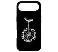 Monocycle Vintage drôle Saying of Life is All About Balance Coque pour iPhone Air
