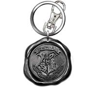 Monogram Harry Potter Metal Key Chain Hogwarts Seal Stamp Pewter New 48531