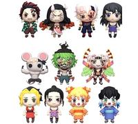 Monogram Sac aveugle compatible avec Demon Slayer Kimetsu No Yaiba - Figural Bag Clip Series 6-3D Foam Figural Bag Clip in Blind Bag - Porte-clés Un sac aléatoire par commande, Multicolore, 5,1 cm,