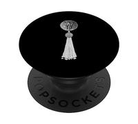 Monogramme Alphabet Initiale Burlesque Pastie Rétro Lettre W PopSockets PopGrip Adhésif