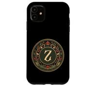 Monogramme dernière Lettre de l'alphabet - Inspiré de l'art Nouveau Coque pour iPhone 11