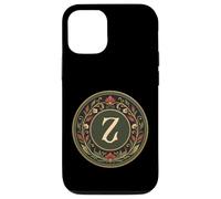 Monogramme dernière Lettre de l'alphabet - Inspiré de l'art Nouveau Coque pour iPhone 12/12 Pro