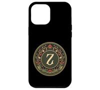 Monogramme dernière Lettre de l'alphabet - Inspiré de l'art Nouveau Coque pour iPhone 12 Pro Max