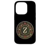 Monogramme dernière Lettre de l'alphabet - Inspiré de l'art Nouveau Coque pour iPhone 14 Pro