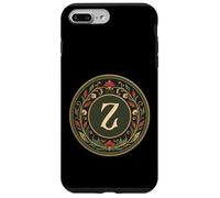 Monogramme dernière Lettre de l'alphabet - Inspiré de l'art Nouveau Coque pour iPhone 7 Plus/8 Plus
