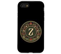 Monogramme dernière Lettre de l'alphabet - Inspiré de l'art Nouveau Coque pour iPhone SE (2020) / 7/8