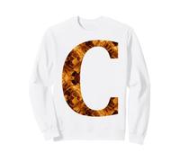 Monogramme Lettre C modèle sans Couture de Coquille de Sweatshirt
