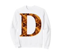 Monogramme Lettre D modèle sans Couture de Carapace de Sweatshirt