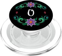 Monogramme O - Inspiré de Dia de Los Muertos PopSockets PopGrip pour MagSafe