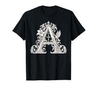 Monogramme Vintage orné d'une Lettre A - Inspiré du Patrimoine T-Shirt