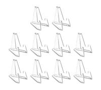 MONOJLY 10 pièces Support de chevalet en Acrylique Transparent Mini Support d'affichage de pièces de Monnaie pour Afficher des Montres de Poche de défi commémoratif