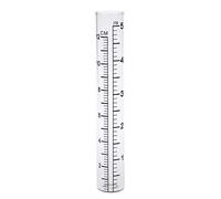 MONOJLY 2 pièces Tube de Remplacement de pluviomètre en Verre de capacité Transparente extérieur Jardin Cour Maison adapté à la décoration de Cour et d'extérieur