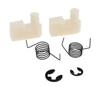 MONOJLY 6 pièces (2 Ensembles) pièce d'outil scie à chaîne Volant démarreur cliquet + Ressort + Pince pour pièces de tronçonneuse Zenoah 4500/5200/5800/43CC/45CC