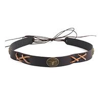 MONOJLY Bande de chapeau de cowboy à faire soi-même - Bande de chapeau américain - Ceinture de chapeau cloutée - Bande de chapeau western en perles