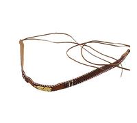 MONOJLY Bandes de chapeau américaines Fedora pour chapeau de cow-boy, bandes de chapeau en cuir, bandes de chapeau occidental, bandes de chapeau de paille, 8, 22.05-22.83in