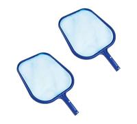 MONOJLY Lot de 2 épuisettes de piscine en maille pour nettoyer les bassins, jacuzzi, débris et feuilles