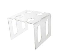 MONOJLY Support de Service en Acrylique Verre Flottant Verre à Cocktail Plateau de Rangement en Verre de Plage Support de Rangement en Verre à vin pour Bar Cuisine