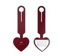 MONOJLY Valise Bagages Coeur Simple Pendentif Nom ID Adresse Invitation Étiquette Bagage Sac à Dos Étiquettes Accessoires de Voyage
