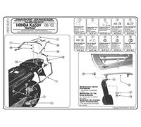MONOKEY HONDA XL 650V TRANSALP (00-07) SIDE-CASE FRAME - ALSO FOR MONOKEY RETRO-