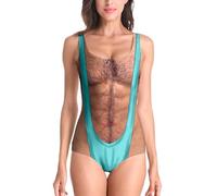 Monokini Motifs Floraux Séduisant, Maillot Une Pièce Ludique Plage, Polyester Léger Résistant Chlore pour Voyages et Printemps