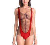 Monokini Motifs Floraux Séduisant, Maillot Une Pièce Ludique Plage, Polyester Léger Résistant Chlore pour Voyages et Printemps