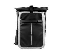 monolith 2000001503 - Sac à dos pour ordinateur portable Rolltop jusqu'à 17 pouces, sac à bandoulière pour ordinateur portable et tablette, noir/gris