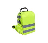 monolith 2000001801 - Sac à dos haute visibilité avec compartiment pour ordinateur portable 15,6 pouces, 24 litres, sac à bandoulière jaune, vêtements de sécurité