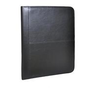 Monolith 2000002871 Conférencier avec mécanisme à 4 anneaux, aspect cuir, compartiments pour documents, fermeture éclair