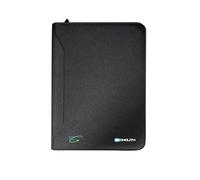 monolith 2000003352 - Porte-documents de conférence blue line, porte-documents à anneaux avec fermeture éclair sur tout le pourtour, noir