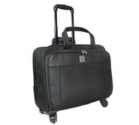 Valise Trolley - Monolith - Professionnelle - 4 Roues - Compartiments pour PC et Tablette - Noir