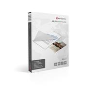 monolith 81M0440001 - Feuilles de plastification DIN A4, 125 microns, lot de 100, pochettes de plastification, ultra-brillantes et transparentes