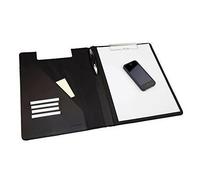 Monolith 2000002801 Porte-documents format A4 aspect cuir Noir