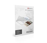 monolith - Feuilles de plastification DIN A3, 80 microns, paquet de 25, pochettes de plastification, ultra-brillantes et transparentes, pochettes de plastification pour documents et photos