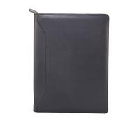 MONOLITH GLOBAL -Conference Folder A4 CW Calc Black 2914 | Porte-documents noir avec bloc-notes pour notes et documents