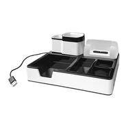 MONOLITH GLOBAL DO 003-17 Organiseur de bureau avec 3 ports de charge USB