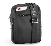 monolith - Sacoche i-Stay pour iPad et tablette de 10,1 pouces | Sac à bandoulière professionnel noir avec poche zippée, jusqu'à 8 kg