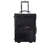Monolith Valise Trolley Pilote Case, Business et Voyage, Fermeture à Codes, pour PC de 14 à 17 Pouces, Trolley à roulettes poignée rétractable, Revêtement Tissu Nylon Noir