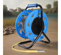 Monomètre De Niveau D'eau,Indicateur De Niveau D'eau De Puits Avec Sonde Fixe Et Ruban D'acier Pour Puits Et Forages, Outil De Mesure Précis Du Niveau De Liquide Pour Usage Industriel 98.4ft/30m