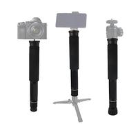 Monopode 8 Sections en Alliage d'Aluminium, Bâton de Photographie pour Randonnée, Camping, Selfie