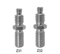 Monopode à tête de boule à vis de 1/4 à 3/8 pouces,Conversion d'axe inférieur,accessoires de photographie,adaptateur de montage d'appareil photo pour trépied Dslr - Type Z31 Z32
