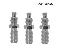 Monopode à tête de boule à vis de 1/4 à 3/8 pouces,Conversion d'axe inférieur,accessoires de photographie,adaptateur de montage d'appareil photo pour trépied Dslr - Type Z31 3PCS