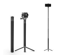 Monopode de Caméra Réglable à 4 Sections, Poteau D'extension de Caméra de 100 Cm, Poteau D'extension de Caméra avec Interface à Vis 1/4 Po pour Caméra Panoramique, Caméra de