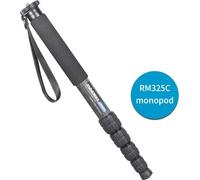 Monopode en fibre de carbone, professionnel, 5 sections, RM325C Monopode