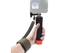 Monopode étanche avec poignée flottante + corde en acier Cored de sécurité pour caméras d'action Go Pro Hero Session DJI Osmo plongée sous-marine Selfie Stick