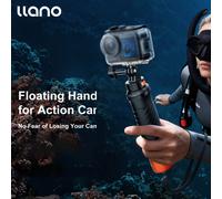 Monopode flottant à main Llano, trépied simple, adapté pour Insta 360, Hero 13 12 11 10 9, AKASO, Action 6 et autres accessoires de caméra d'action ABS