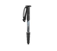 Monopode Manfrotto Element MII MMELMIIA5BK, léger à 5 Sections en Aluminium, avec dragonne, poignée en Caoutchouc, bagues de Serrage, Charge de 16 kg, pour Appareil Photo Compact, Hybride ou Reflex