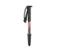 Manfrotto Monopode Element MII MMELMIIA5RD – 5 sections alu, 16 kg, poignée caoutchouc, rouge