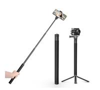 Monopode pour Appareil Photo, Rallonge Réglable de 100 Cm, Bâton Léger avec Interface à Vis 1/4 Po pour Numérique Panoramique, Caméra de Sport, Smartphone, Micro Simple