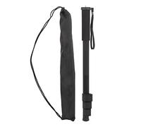 Monopode pour Appareil Photo Reflex, Poignée de Canne de Marche Télescopique à 4 Sections, Monopode de Voyage en Alliage D'aluminium Facile à Rétracter et à Verrouiller avec Sac